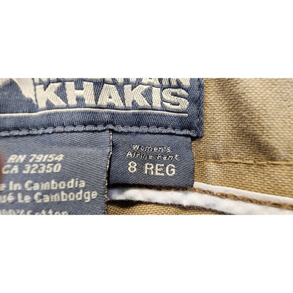 Mountain Khakis Women’s Alpine Pant Canvas Mid Rise Size 8 Regular Tan - Picture 7 of 11
